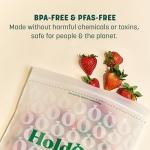 Compostable Zip Seal Gallon Storage Bags (2-pack)