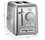 Cuisinart 2-Slice Stainless Steel Custom Toaster