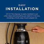 GE 1/2 HP Continuous Feed Garbage Disposer