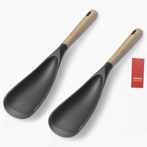 VOVOLY Silicone Cooking Spoon Set for Nonstick Cookware