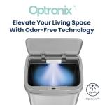 NINESTARS 13 Gallon Smart Odor-Reducing Trash Can