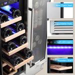 24-Inch Dual Zone Wine Cooler with Glass Door