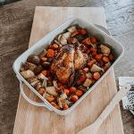 Mora 9x13in Deep Porcelain Baking Dish