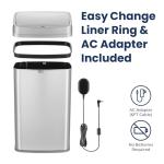 NINESTARS 13 Gallon Smart Odor-Reducing Trash Can