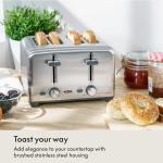 BELLA 4-Slice Toaster with Auto Shut Off