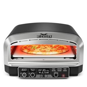 14-Inch Electric Countertop Pizza Oven with Pizza Stone