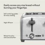 BELLA 4-Slice Toaster with Auto Shut Off