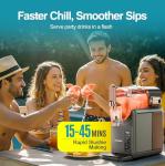 VIBOFROST 9-in-1 Slushie Machine with Rapid Cooling