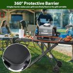Portable Indoor Grill Table Stand with Wheels