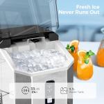AGLUCKY Portable Nugget Ice Maker Machine