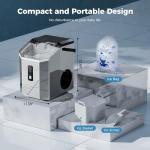AGLUCKY Portable Nugget Ice Maker Machine