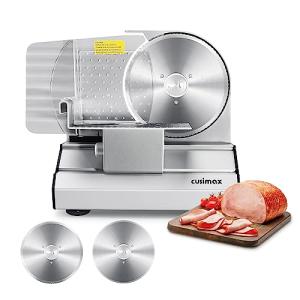 CUSIMAX Electric Meat Slicer with Adjustable Thickness