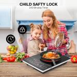 VBGK Portable Single Burner Electric Cooktop 1800W