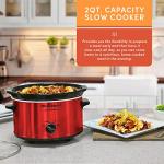 Elite Gourmet 2-Quart Electric Oval Slow Cooker