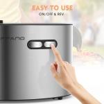 CHEFFANO Life Electric Meat Grinder, Sausage Stuffer with 4 Size Sausage Tube, 2 Blades, 3 Size Plates, Kubbe Kit, 2600W Max, Meat Mincer Heavy Duty for Home Kitchen Use, Stainless Steel