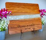 Custom Engraved Olivewood Cutting Board Gift