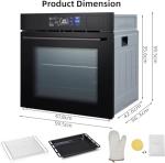 24" Built-in Electric Wall Oven with Rotisserie