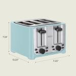 Bella 4-Slice Toaster with Extra Wide Slots