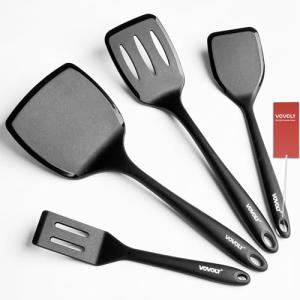 Heat Resistant Silicone Spatula Set, 4 Pack