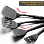 Heat Resistant Silicone Spatula Set, 4 Pack