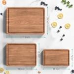 3-Piece Acacia Wood Cutting Board Set