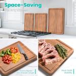 3-Piece Acacia Wood Cutting Board Set