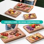 3-Piece Acacia Wood Cutting Board Set