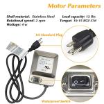 Heavy-Duty Stainless Steel Grill Rotisserie Kit