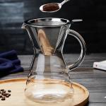 Durable Pour Over Coffee Maker with Stainless Filter