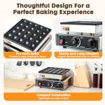 YODHOSA Mini Dutch Pancake and Waffle Maker