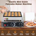 YODHOSA Mini Dutch Pancake and Waffle Maker