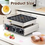 YODHOSA Mini Dutch Pancake and Waffle Maker