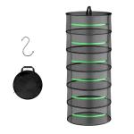 6-Layer Hanging Herb Drying Rack with Zipper