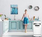 Hamilton Beach Portable Dishwasher with Wheels, 8 Settings