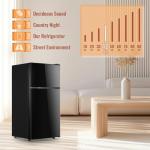 DEMULLER 2.4 Cu.ft Double Door Mini Fridge