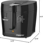 Presto CoolDaddy Touch Deep Fryer - Black