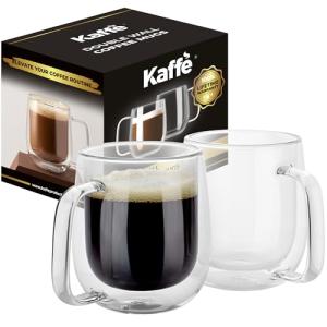 Kaffe Double-Wall Glass Coffee Cup Set (2)