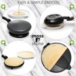 Moss & Stone 8-Inch Cordless Electric Crepe Maker