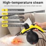 Portable Handheld Steam Cleaner with 10 Accessories