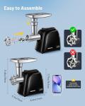Heavy-Duty Electric Meat Grinder and Sausage Stuffer