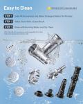 Heavy-Duty Electric Meat Grinder and Sausage Stuffer