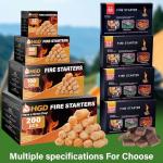 Natural Fire Starters for BBQ and Campfires