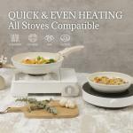 Non-Stick Ceramic Cookware Set 8 Pieces