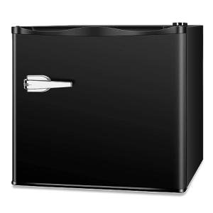 LHRIVER Compact Mini Freezer with Adjustable Thermostat