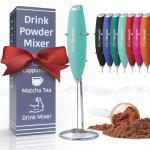 Electric Handheld Drink Mixer - Mint Green