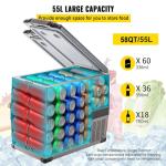 VEVOR 58 Qt Dual Zone Portable Refrigerator