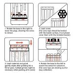 Portable Herb Grinder and Cone Rolling Machine