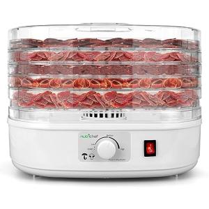 Nutrichef Food Dehydrator with 5 Easy-Clean Trays