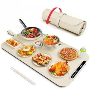 iTRUSOU Electric Food Warming Tray with Timer