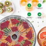 Nutrichef Food Dehydrator with 5 Easy-Clean Trays